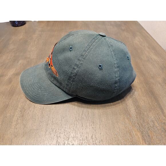 Vintage 90s Baltimore Orioles Baseball Hat Green Adjustable *Tag Unreadable* - Picture 2 of 8